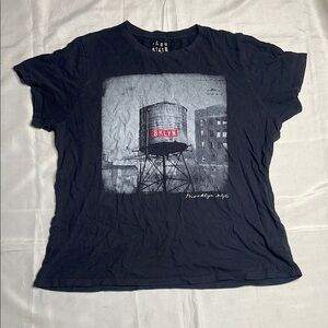 FREE STATE Black Graphic T-Shirt with BKLYN Print